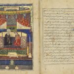 ‘Čahār maqāla’ (De vier lezingen), Nizami Aruzi Samarqandi. 1383. Bron: Christie’s